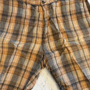Tommy Bahama Relax Plaid Shorts in Orange and Gray